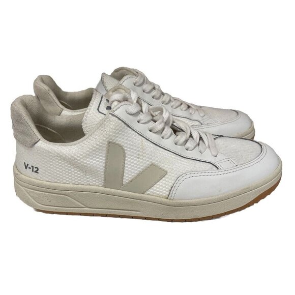 Veja Shoes - VEJA V-12 B-MESH White Natural Women’s Size US 8 EU 39 Casual Sneakers Low Top